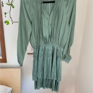 Elegant Green Women's Dress